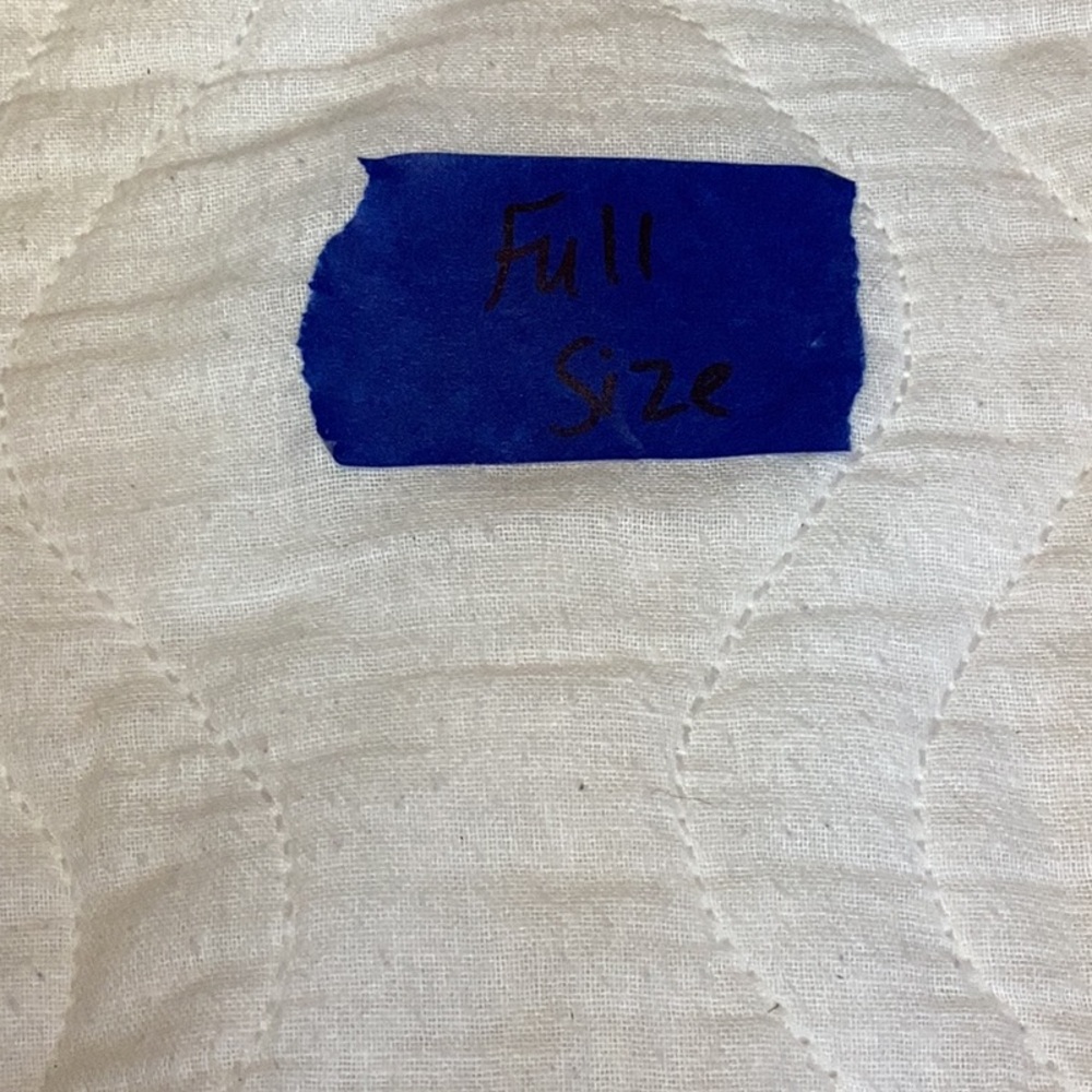 FINAL SALE PRICE Full Size Mattress Pad w/Elasticized Edges
